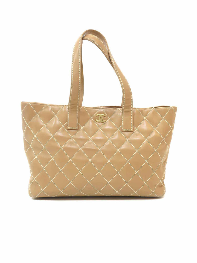 Chanel Quilted Leather Tote