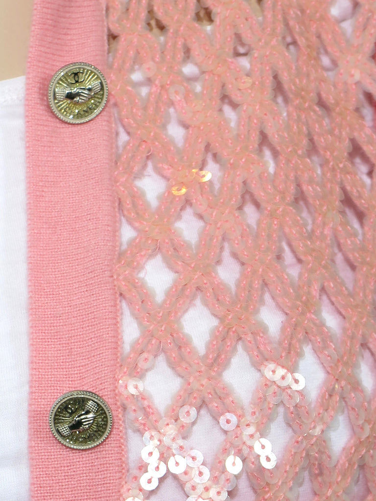Chanel Cashmere Sequin Cardigan