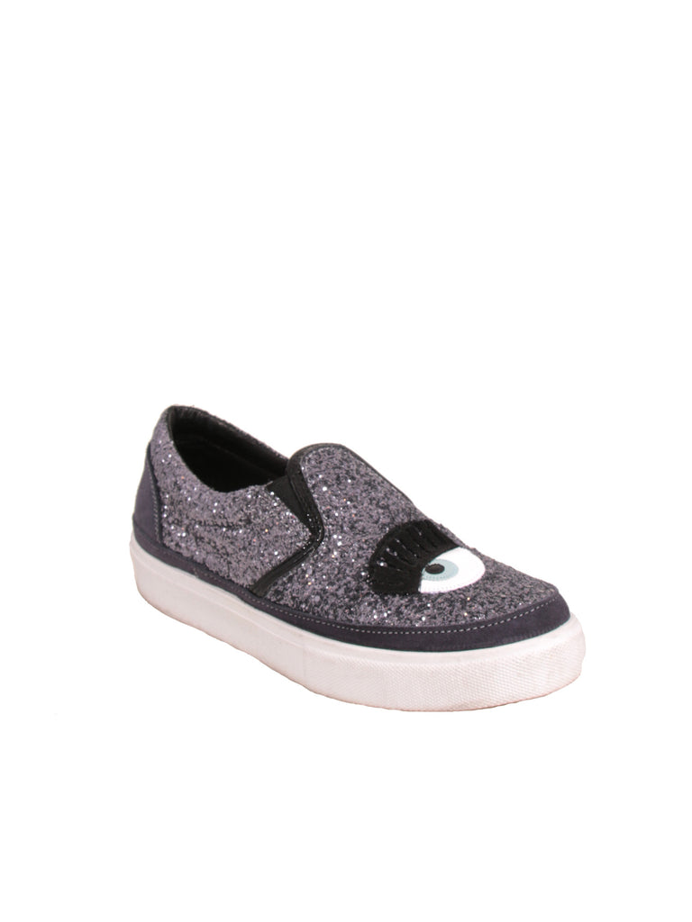 Chiara Ferragni Glitter Flirting Slip Ons