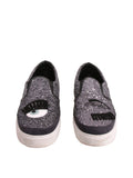 Chiara Ferragni Glitter Flirting Slip Ons