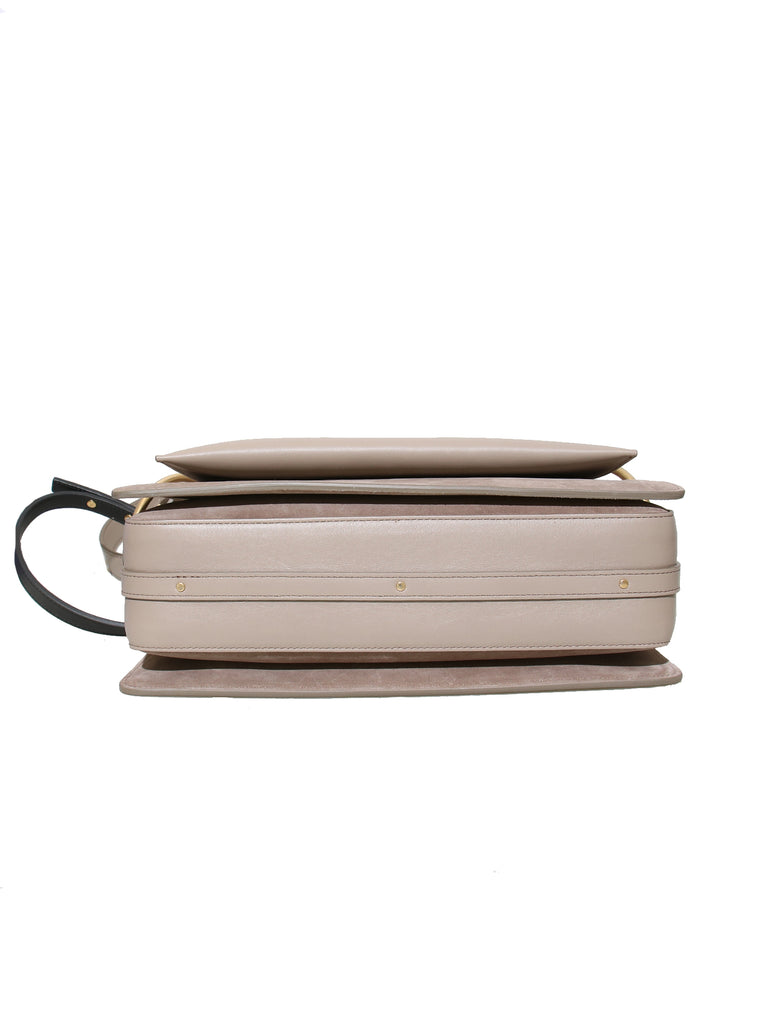 Chloe Roy Leather and Suede Shoulder Bag