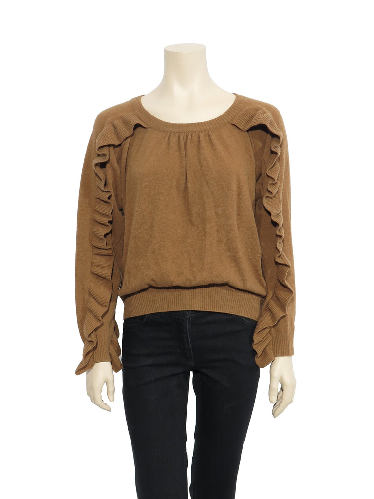 Chloé Ruffle Wool Sweater