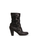 Chloe Leather Buckle Boots