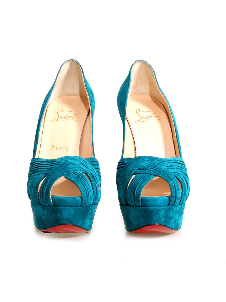 Christian Louboutin Aborina Suede Pumps