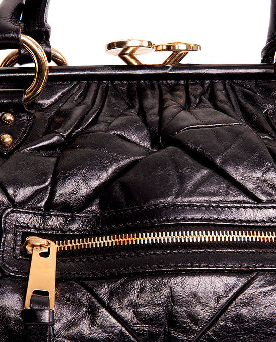 Marc Jacobs Quilted Leather Stam Bag