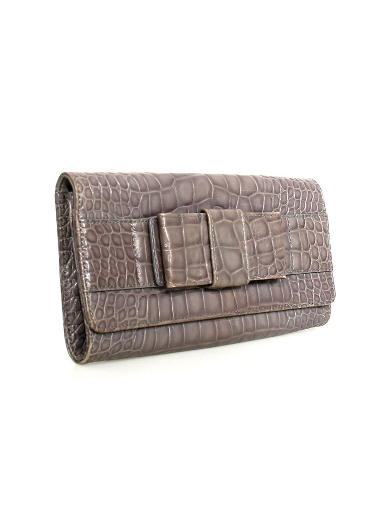 Michael Kors Embossed Leather Clutch