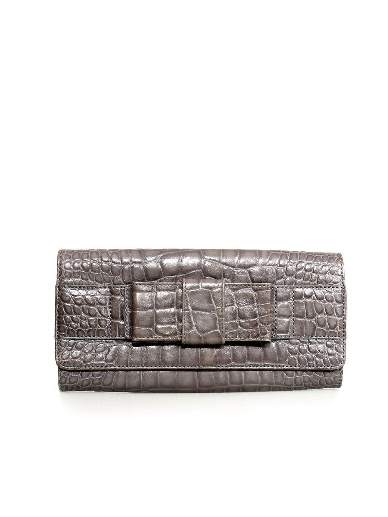 Michael Kors Embossed Leather Clutch