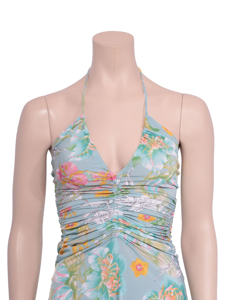 Blumarine Floral Print Dress