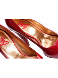D&G Patent Peep-Toe Sandals