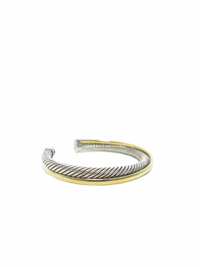 David Yurman Crossover Cuff Bracelet with Gold