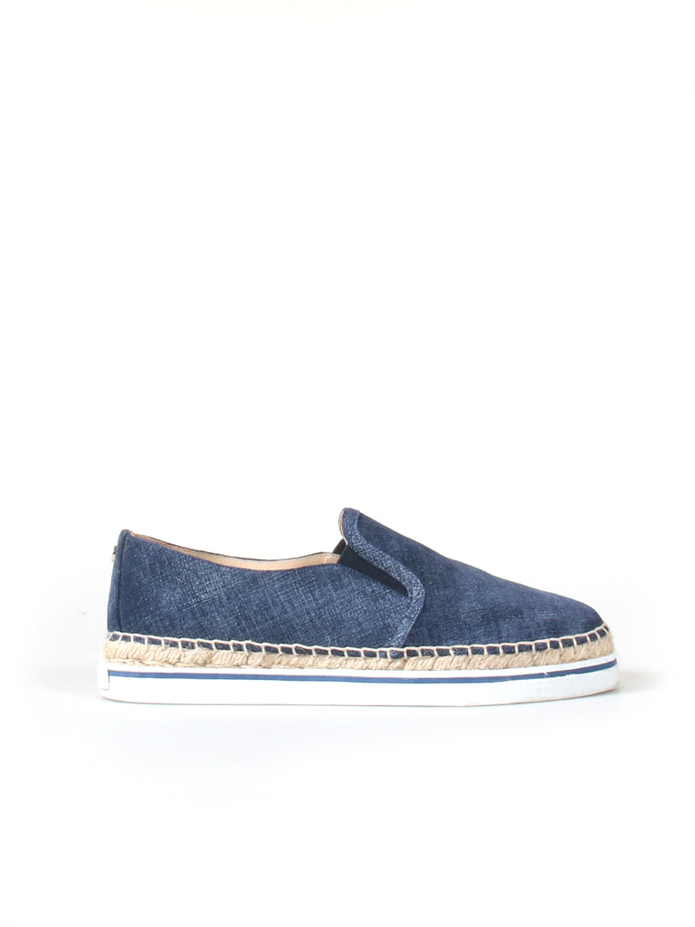 Jimmy Choo Denim Leather Dawn Espadrilles