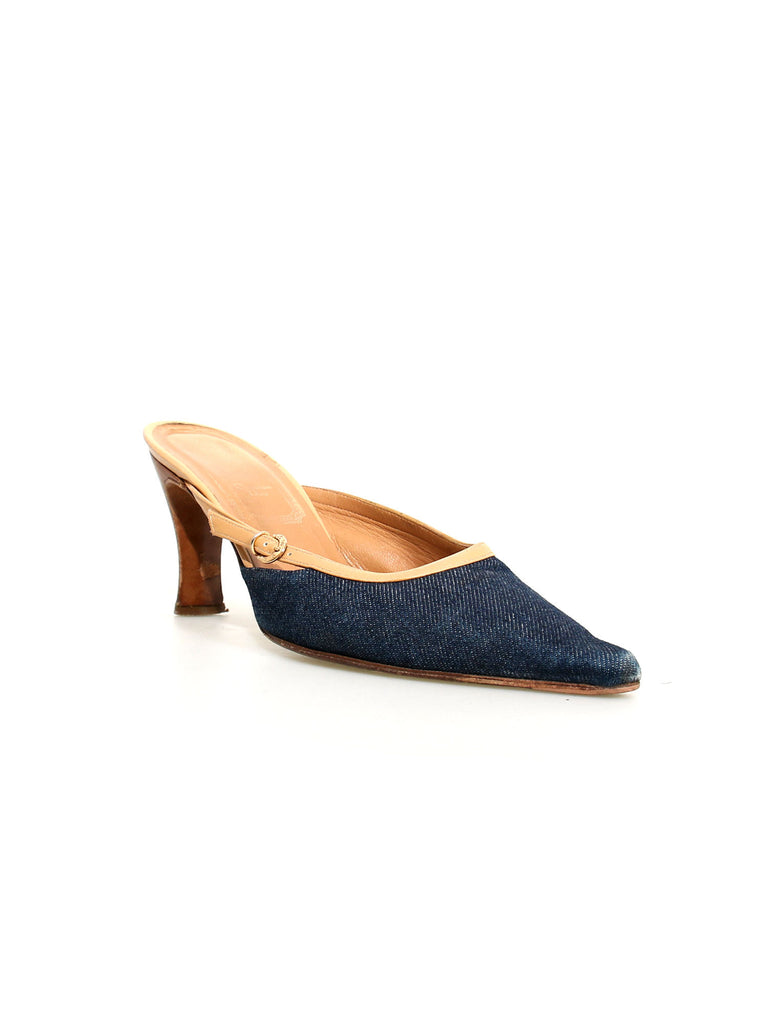 Christian Dior Denim Mules