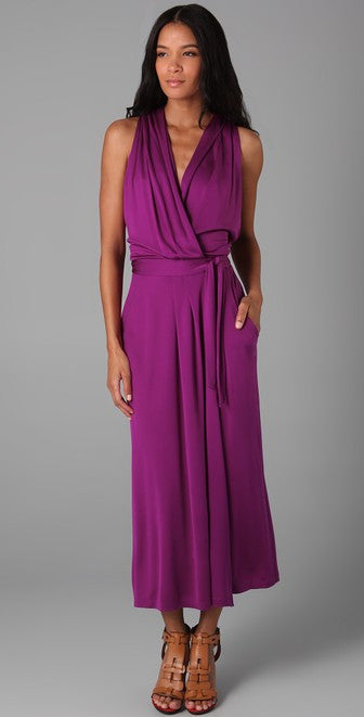 DVF Hooded Avram Wrap Dress