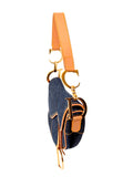 Christian Dior Denim Saddle Bag