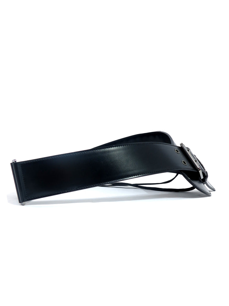 Christian Dior Laced-Up Leather Belt