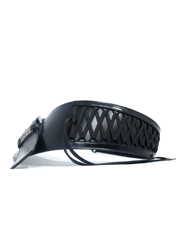 Christian Dior Laced-Up Leather Belt