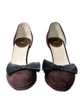 Christian Dior Snakeskin Bow Pumps