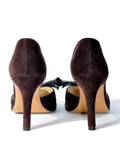 Christian Dior Snakeskin Bow Pumps