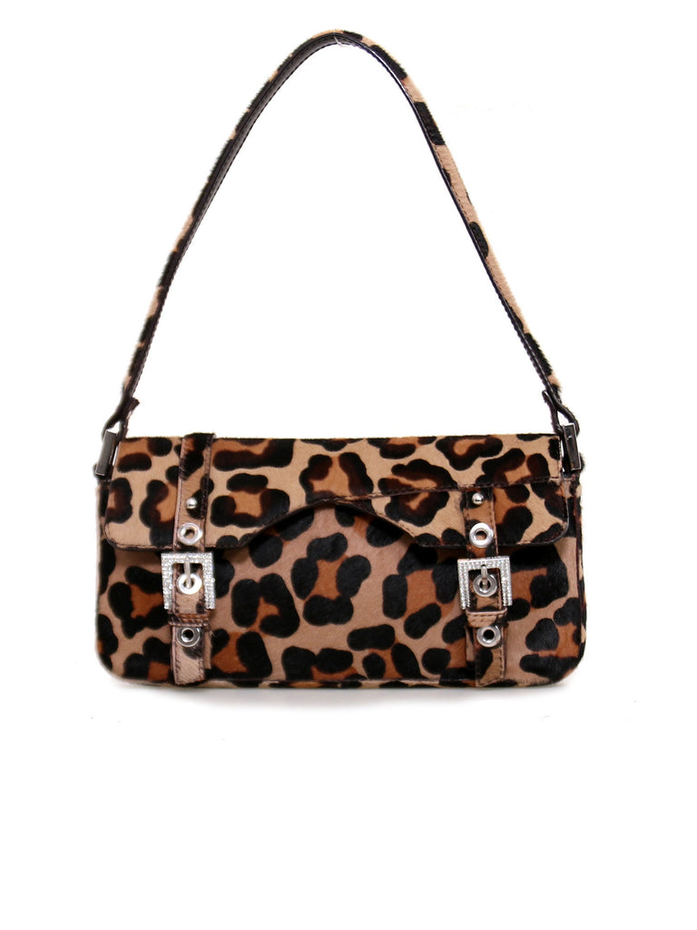 Dolce & Gabbana Leopard Print Shoulder Bag