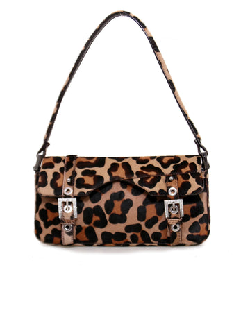 Dolce & Gabbana Leopard Print Shoulder Bag