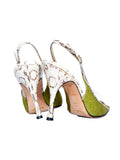 Dolce & Gabbana Snakeskin Slingback Pumps