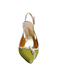 Dolce & Gabbana Snakeskin Slingback Pumps