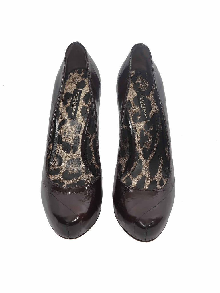 Dolce & Gabbana Eel Skin Pumps