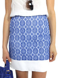 Diane von Furstenberg Elley Lace Eyelet Miniskirt