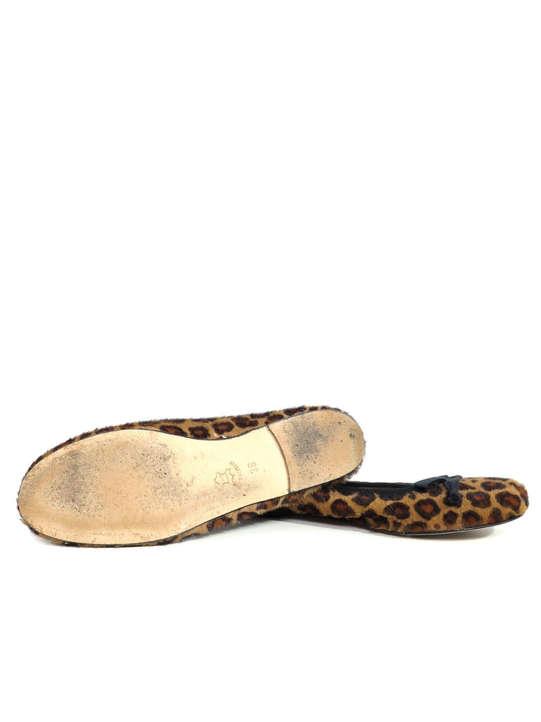 Diane von Furstenberg Leopard Ballet Flats