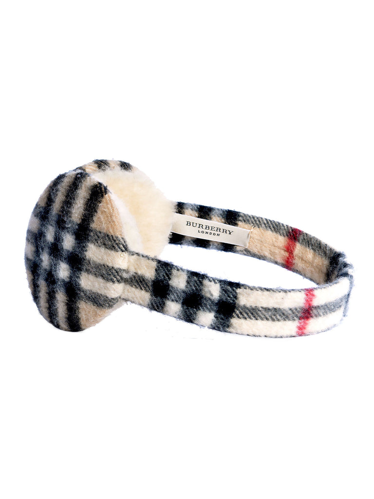 Burberry Haymarket Check Earmuffs