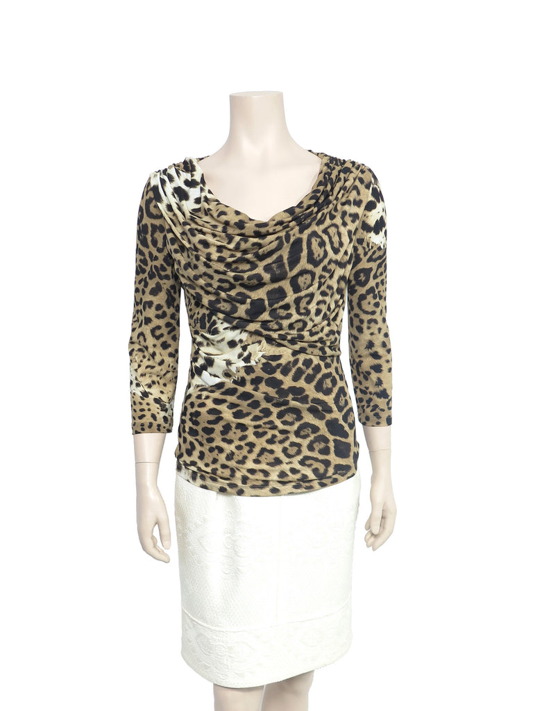 Roberto Cavalli Leopard Top