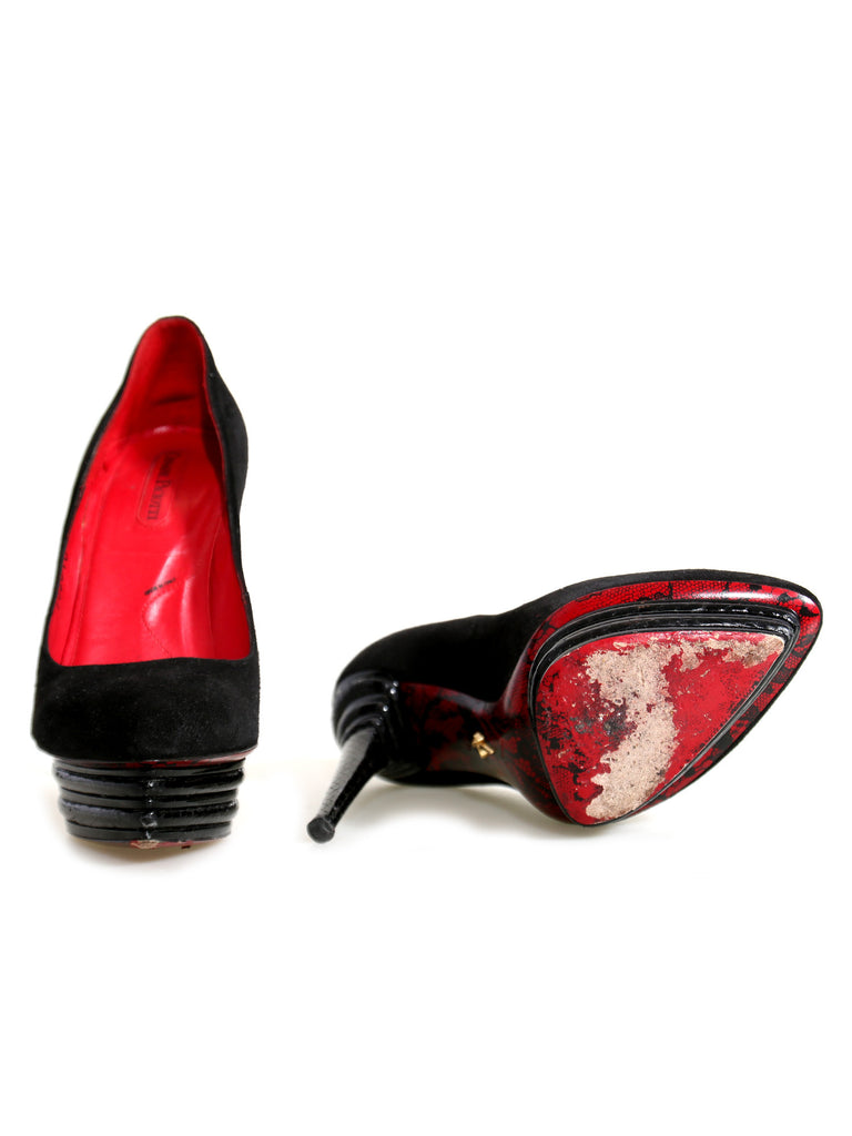 Cesare Paciotti Suede Pumps