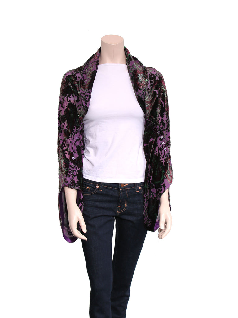 Etro Printed Velvet Shrug