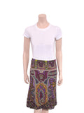 Etro Ruffle Hem Printed Skirt