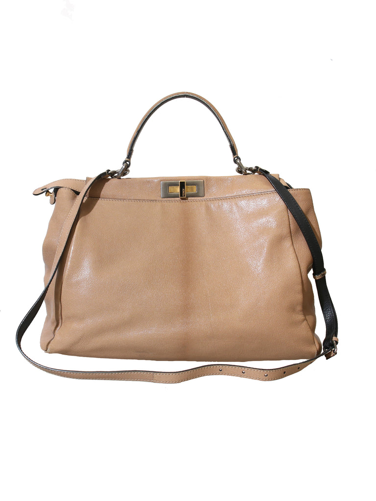 Fendi Peekaboo Bag with Monogram Interior