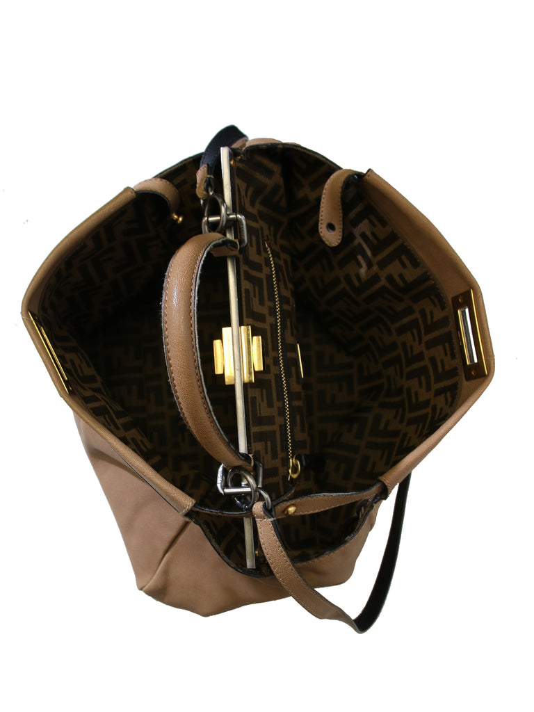 Fendi Peekaboo Bag with Monogram Interior