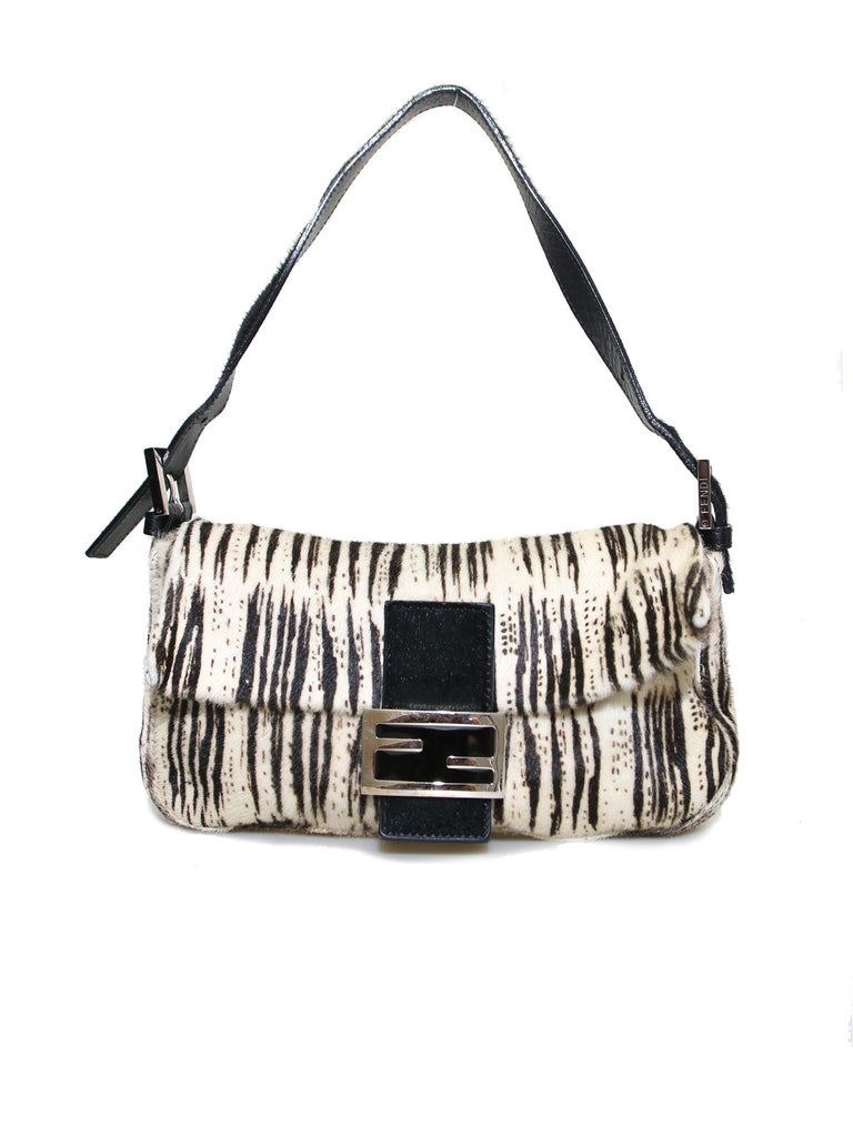 Fendi Vintage Ponyhair Baguette Bag