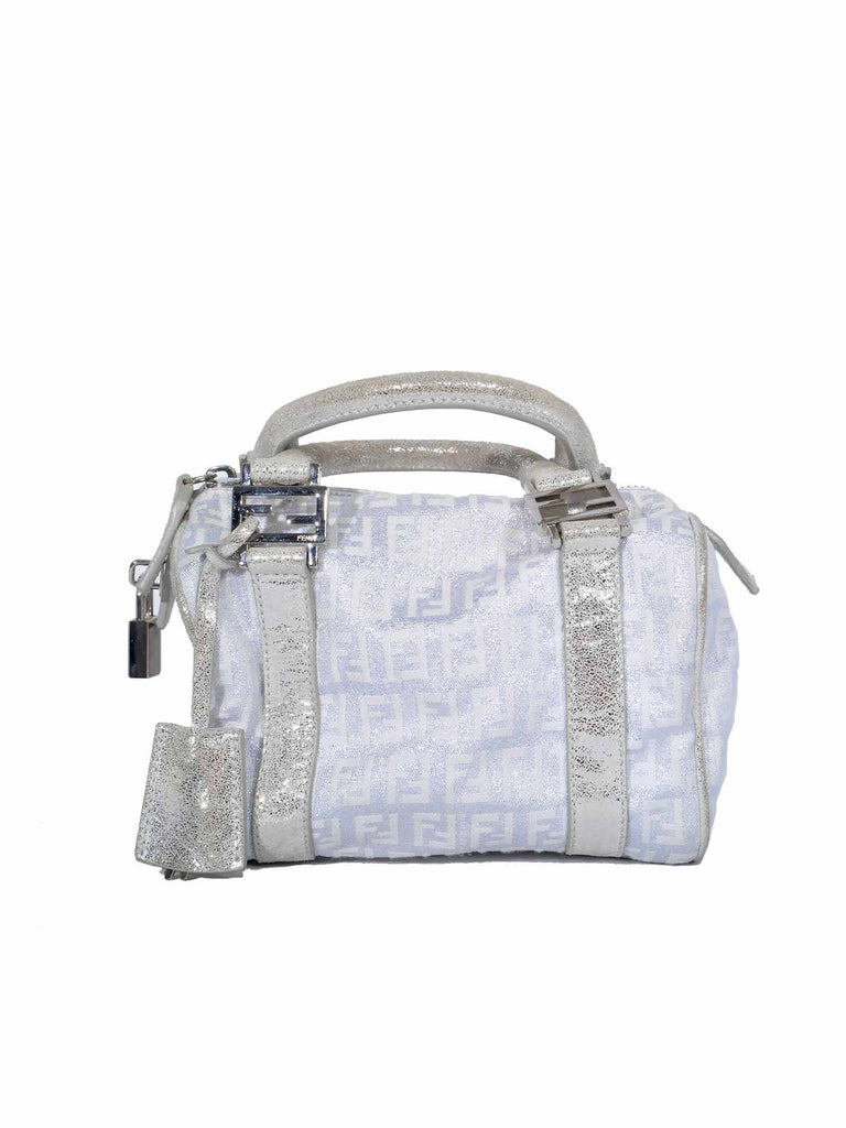 Fendi Metallic Zucchino Satchel