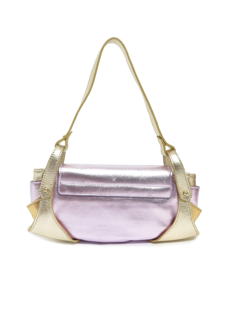 Fendi Metallic Leather Compilation Bag