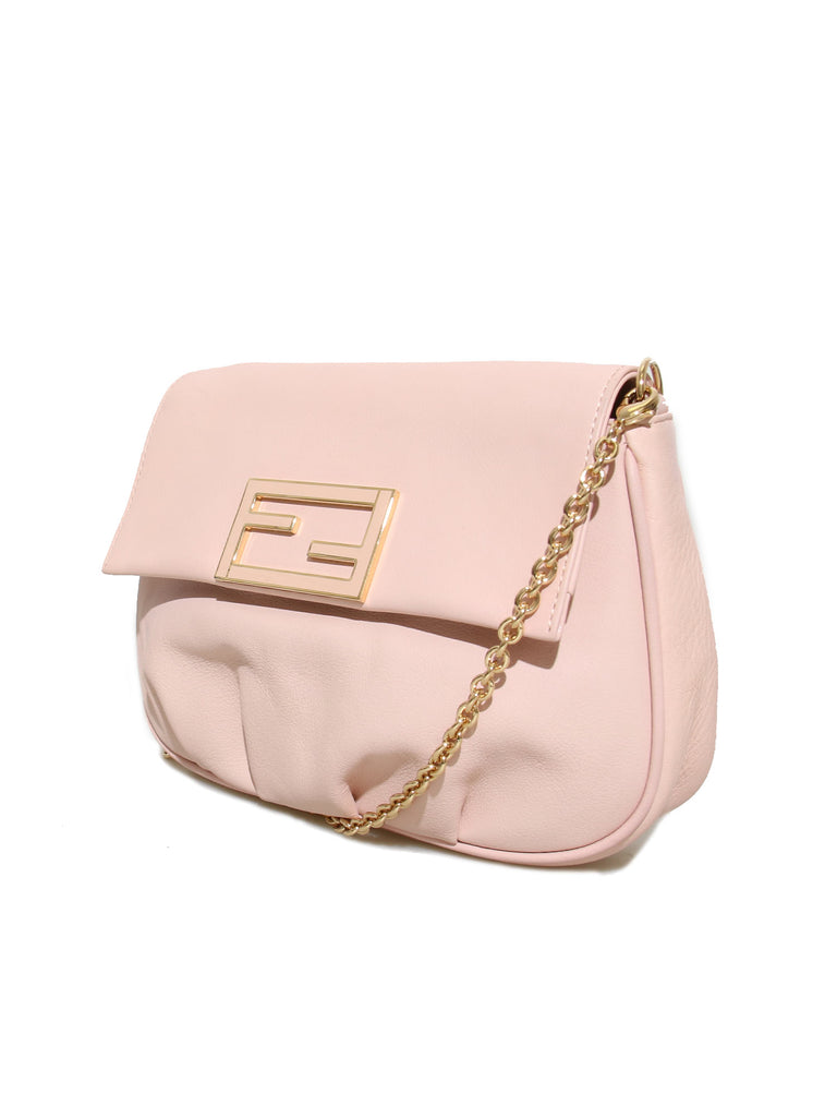 Fendi Fendista Pochette Leather Cross Body Bag