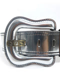 Fendi Metallic Leather Belt