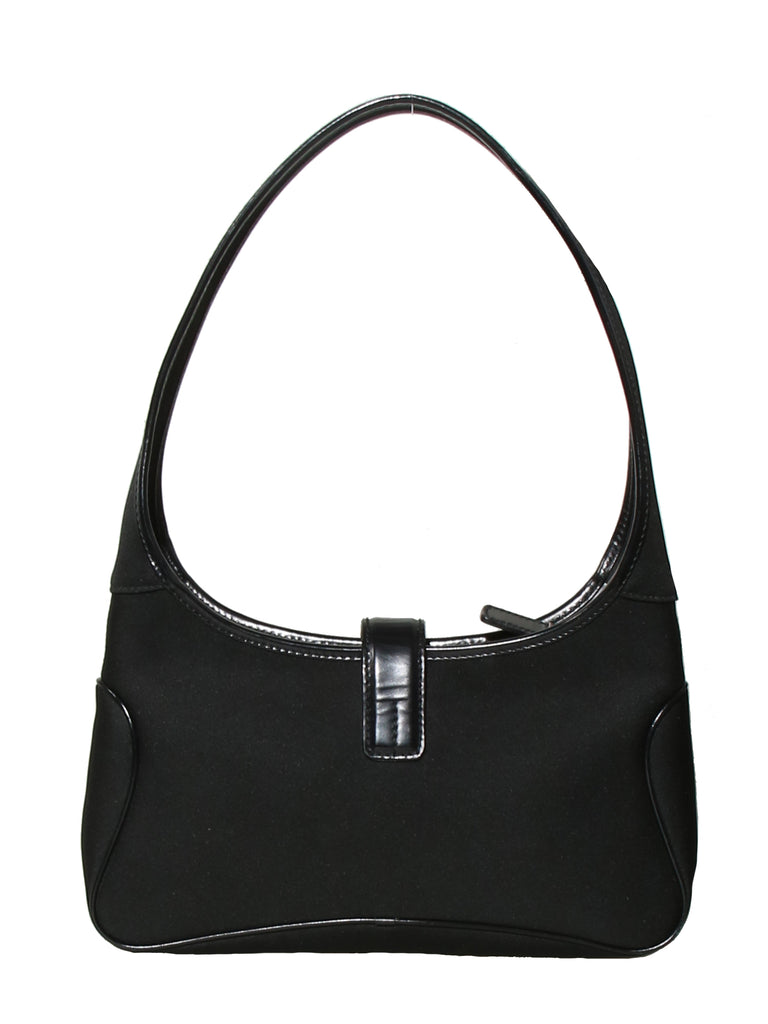 Salvatore Ferragamo Leather-Trimmed Shoulder Bag