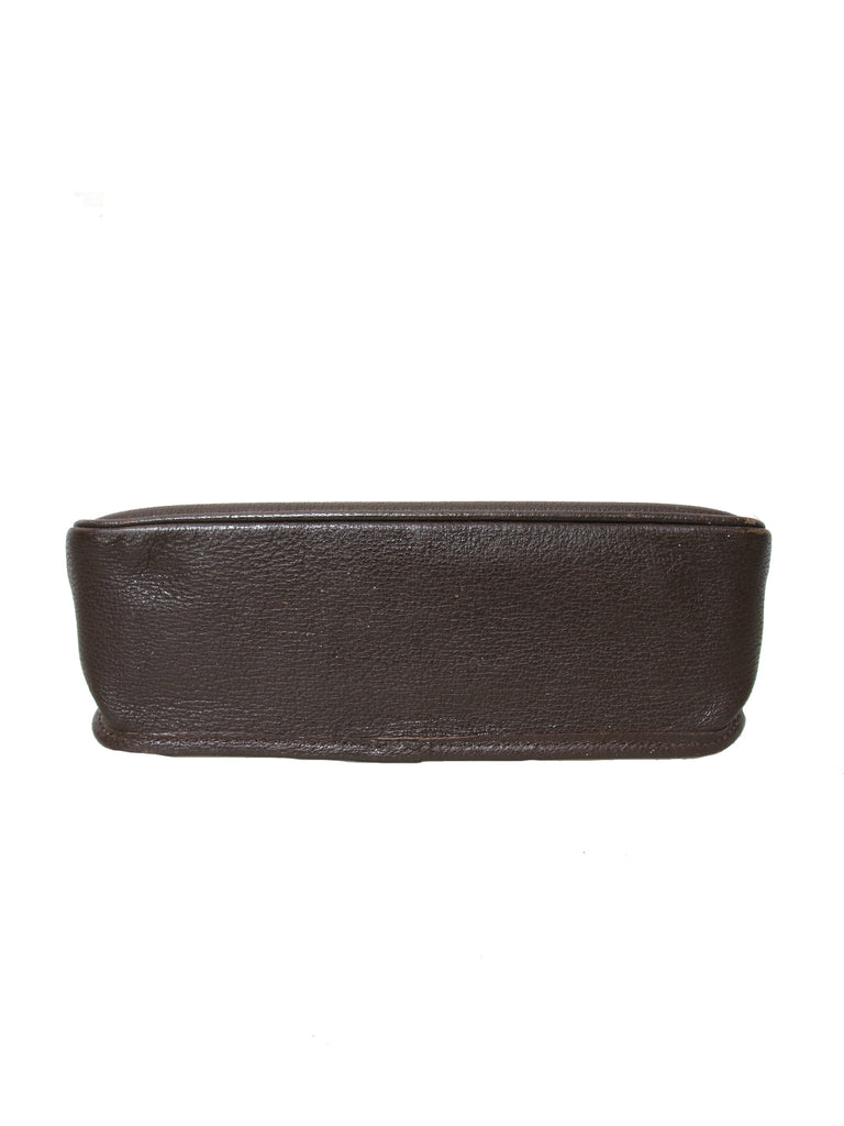 Ferre Vintage Embossed Leather Cross Body Bag