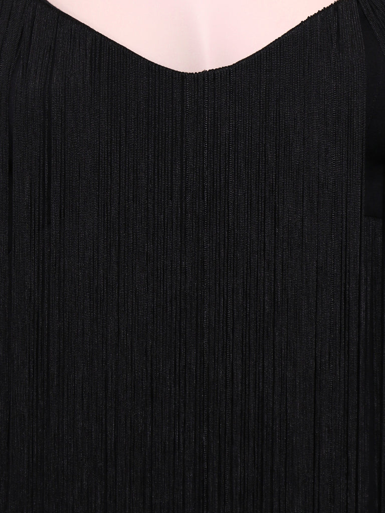 Jay Godfrey Toni Cami Fringe Dress