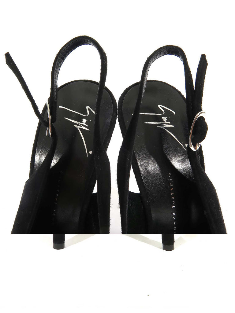 Giuseppe Zanotti Suede Slingbacks