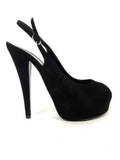 Giuseppe Zanotti Suede Slingbacks