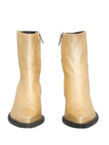 Barbara Bui Metallic Gold Leather Booties
