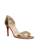 Christian Louboutin Metallic Leather Sandals