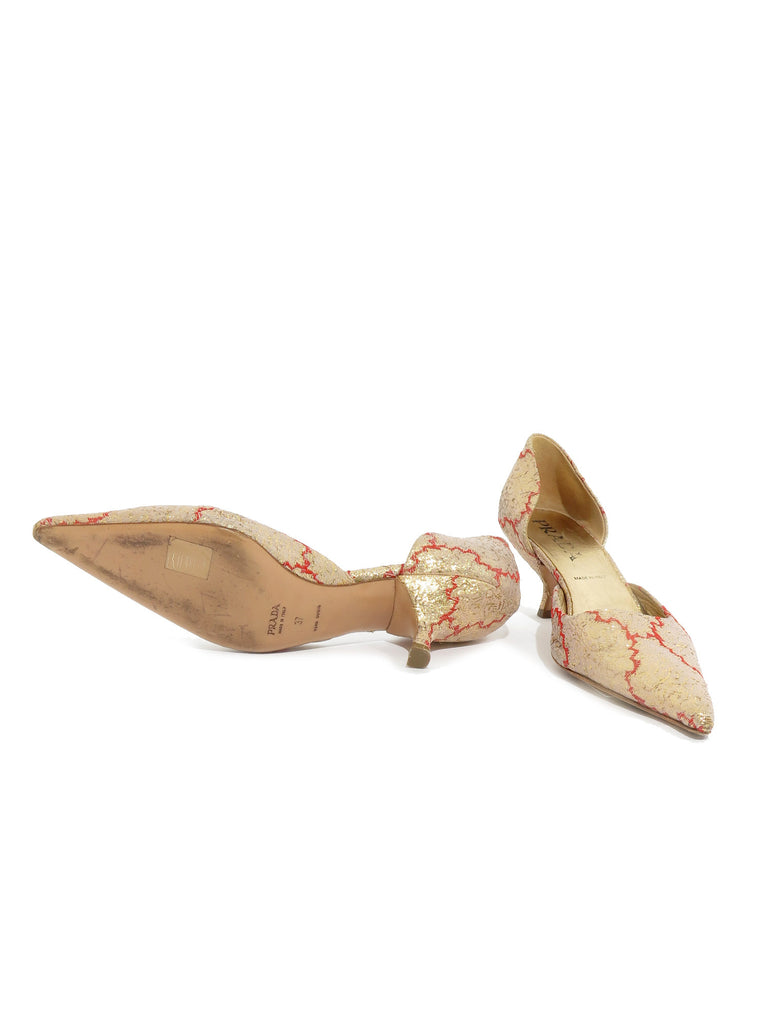 Prada Woven Pumps