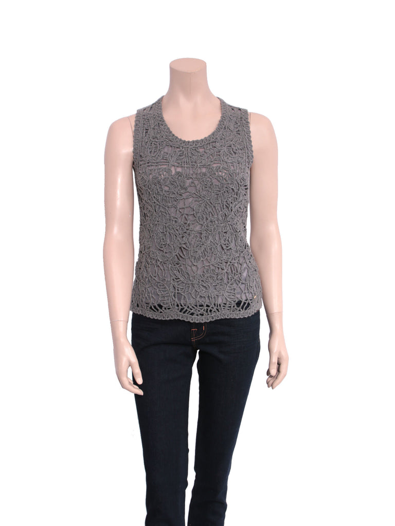 Escada Knit Sleeveless Top